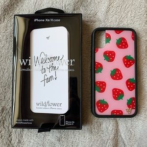Strawberry Wildflower iPhone XS Case